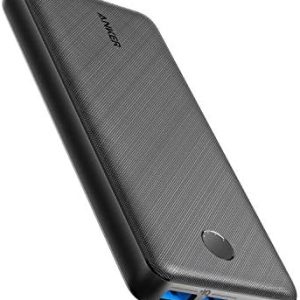 Anker Portable Charger, Power Bank, 20K Battery Pack with PowerIQ Technology and USB-C (Recharging Only) for iPhone 15/15 Plus/15 Pro/15 Pro Max, iPhone 14/13/12 Series, Samsung Galaxy (Black)