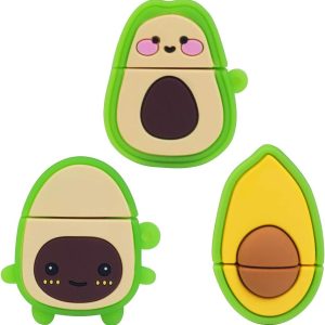 32GB USB Flash Drive Cute Nuts Model Memory Stick, Pack of 3, Gift for Students and Children