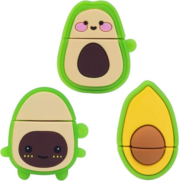 32GB USB Flash Drive Cute Nuts Model Memory Stick, Pack of 3, Gift for Students and Children