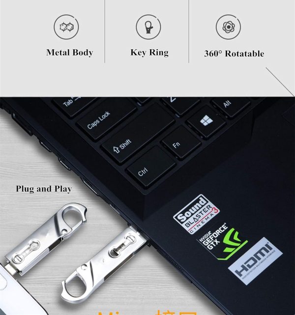 SETAYO 16G US auf US 3.0 Flash Drive OTG Flash Laufwerk U Speicherstick für Mac Pro, Samsung Chrome Plus, Nexus 65X, Google Pixel und mehr - Image 2